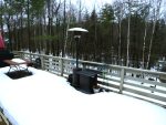 Outdoor Deck Space from the Main Level in the White Mountains 